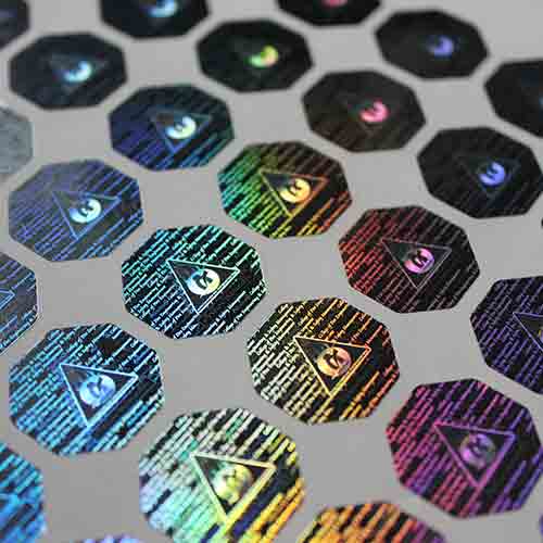 2d Hologram Stickers / Labels