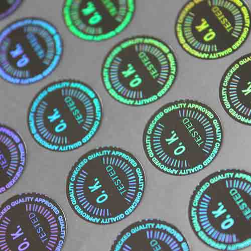 Generic Design Hologram Stickers / Labels