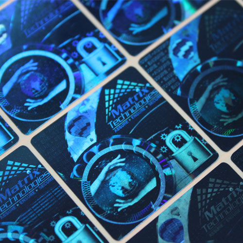 Multi Color Hologram Labels