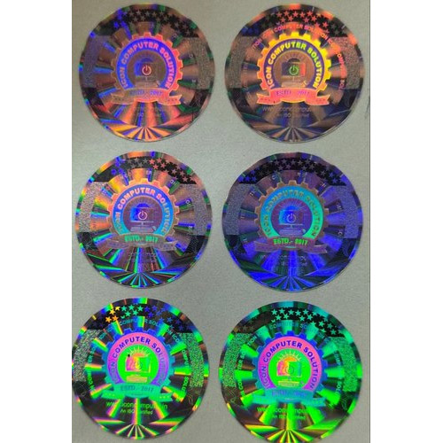 Rainbow Color Hologram Sticker