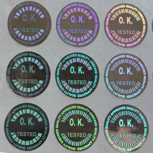 Stock Hologram Labels