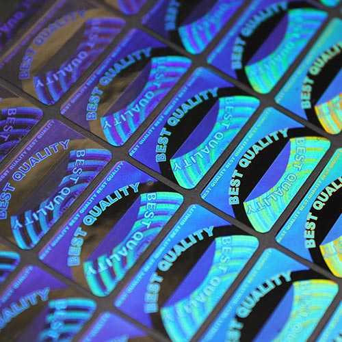 Stock Hologram Labels