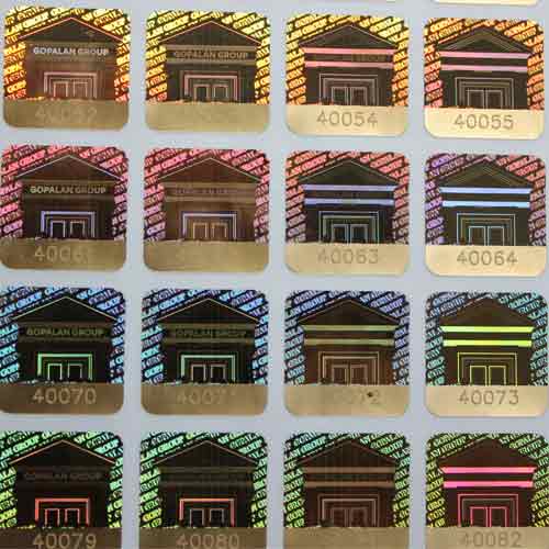 Hologram with Track and Trace
